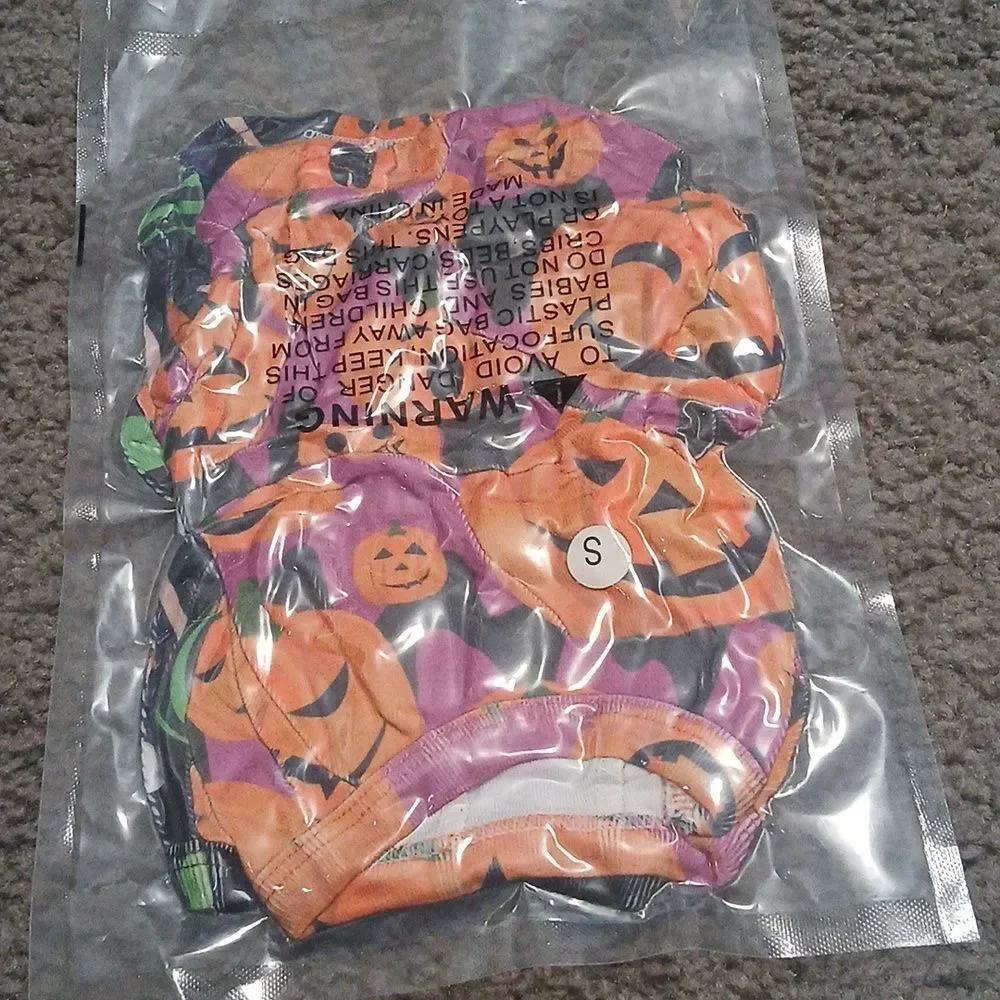 Halloween dog pajamas costume outfit Sz Small NEW